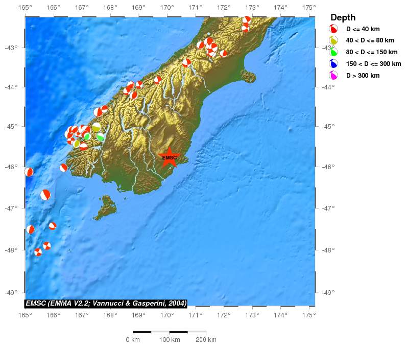 Regional moment Tensor