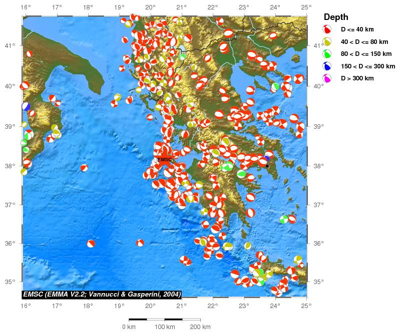 Regional moment Tensor