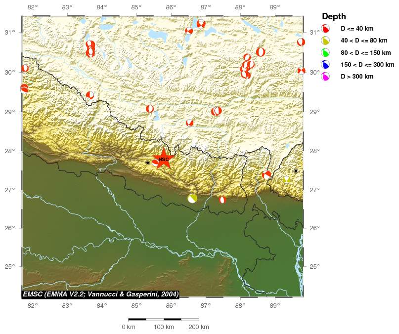 Regional moment Tensor
