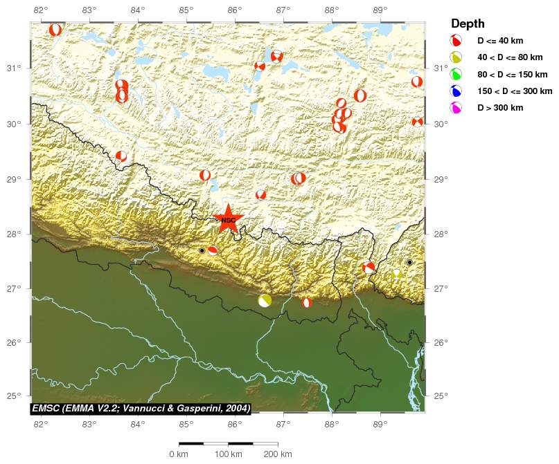 Regional moment Tensor