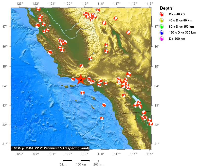 Regional moment Tensor