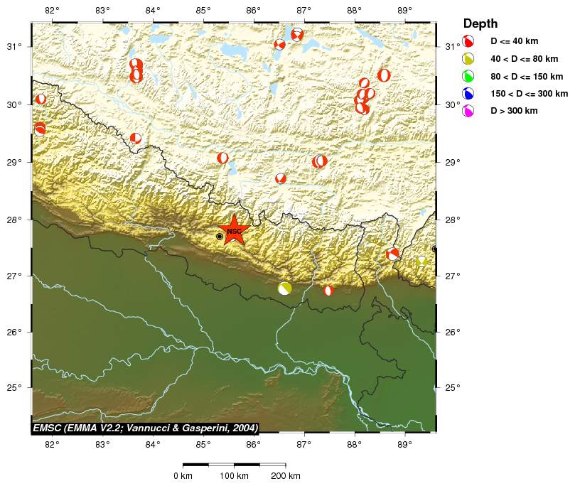 Regional moment Tensor