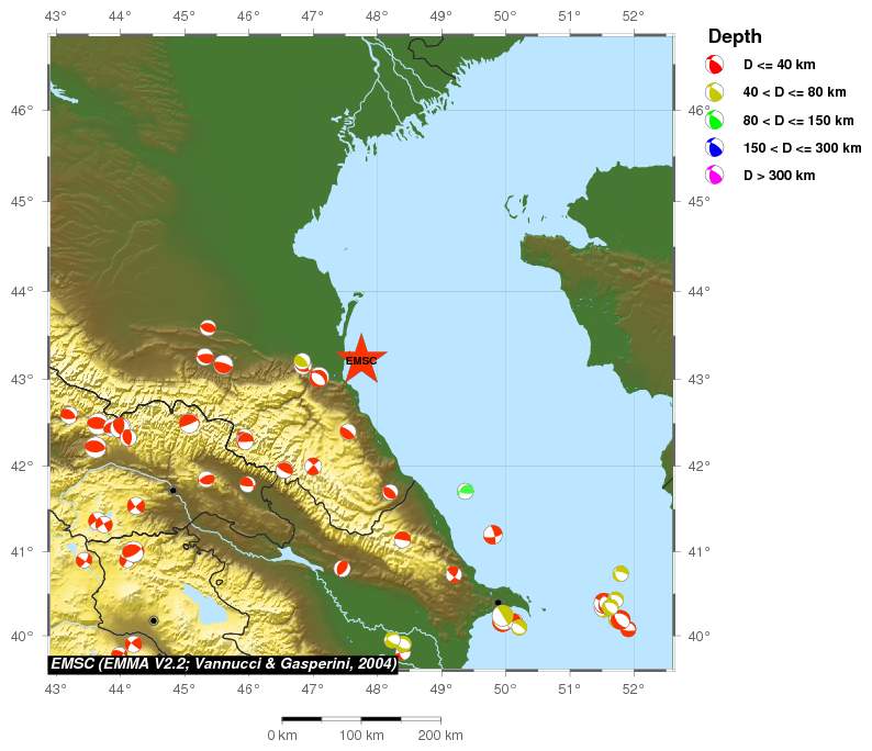 Regional moment Tensor