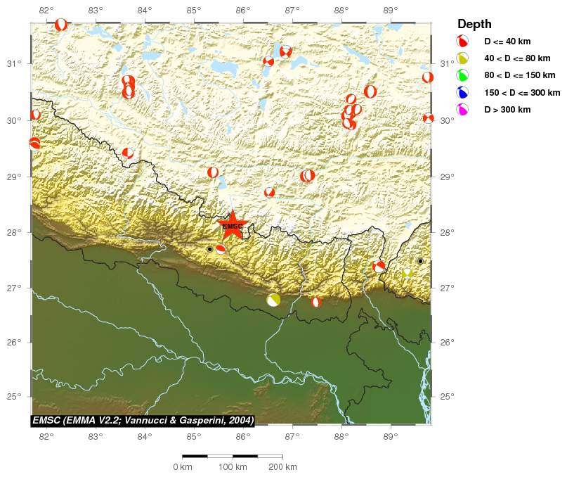Regional moment Tensor