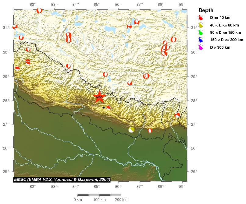 Regional moment Tensor