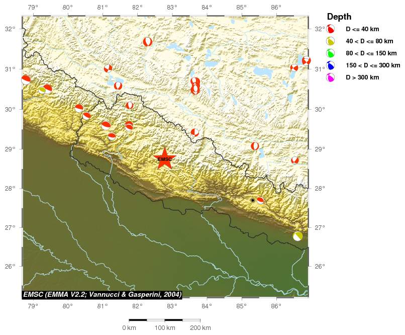 Regional moment Tensor