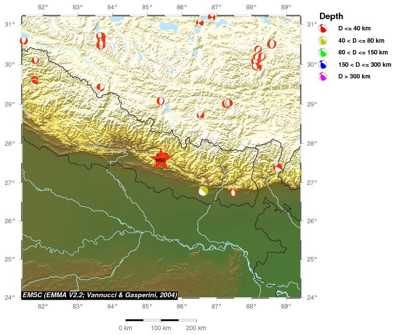 Regional moment Tensor
