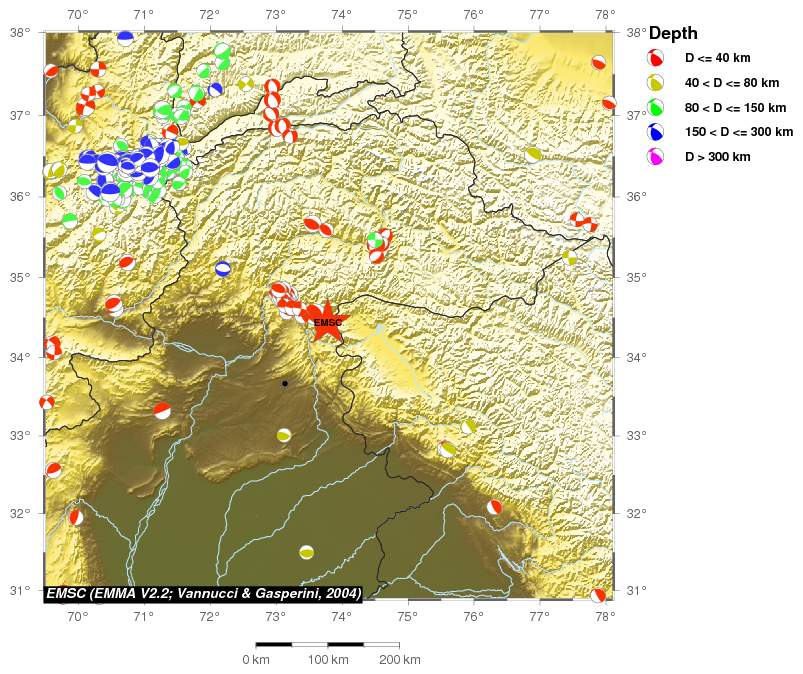 Regional moment Tensor