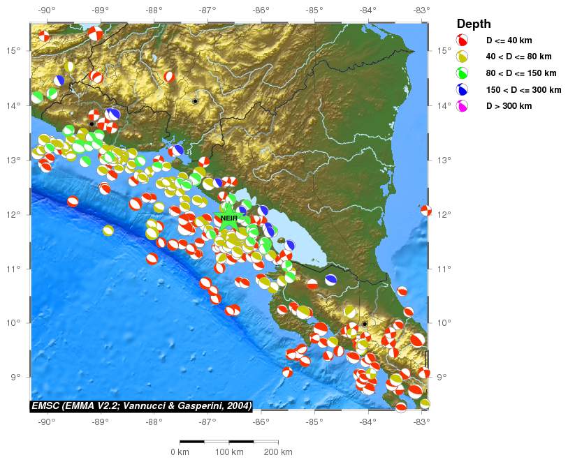 Regional moment Tensor