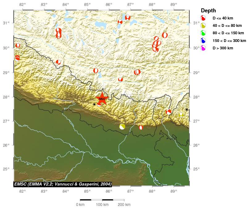 Regional moment Tensor