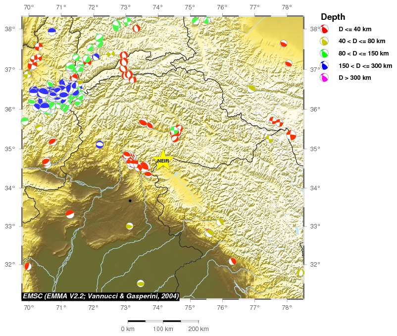 Regional moment Tensor