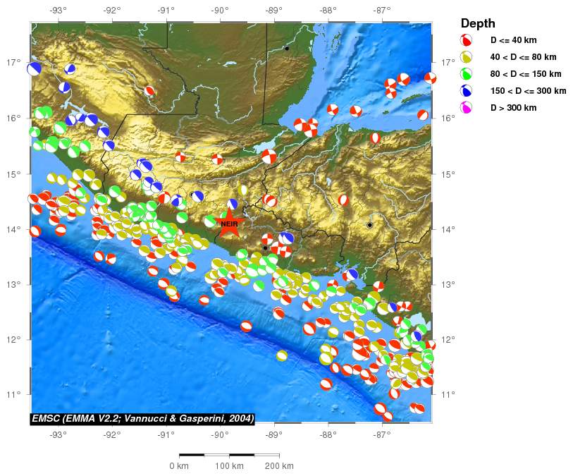 Regional moment Tensor