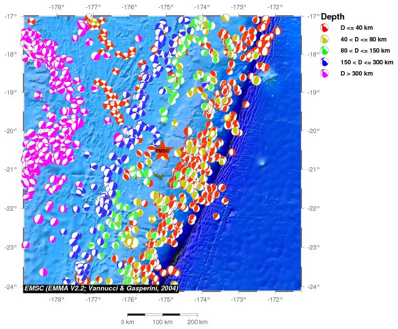 Regional moment Tensor