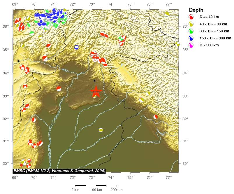 Regional moment Tensor
