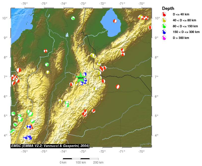 Regional moment Tensor