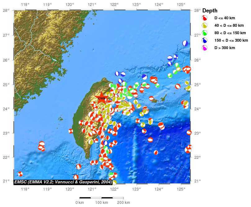 Regional moment Tensor