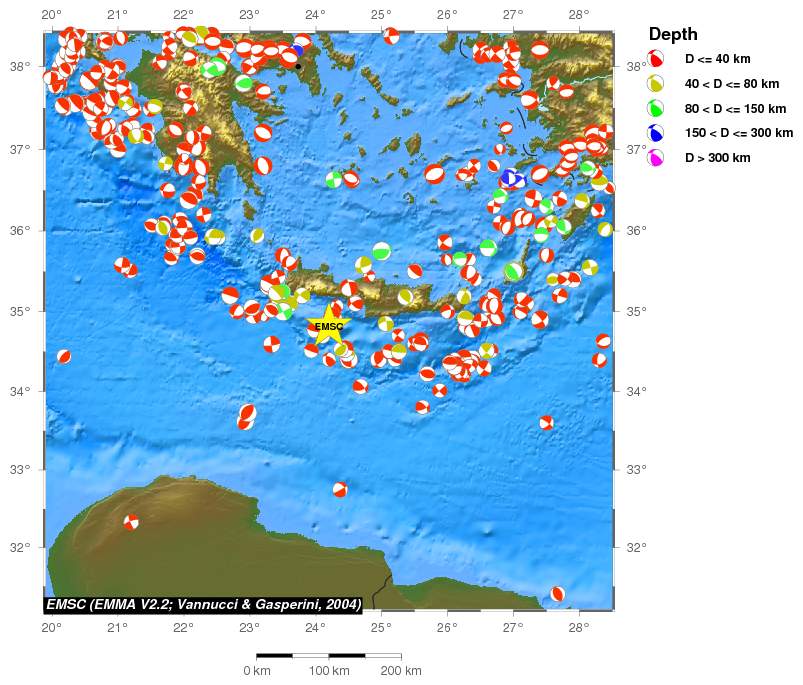 Regional moment Tensor