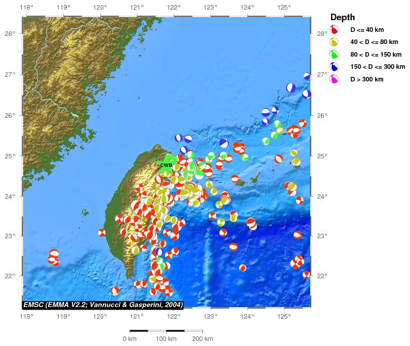 Regional moment Tensor