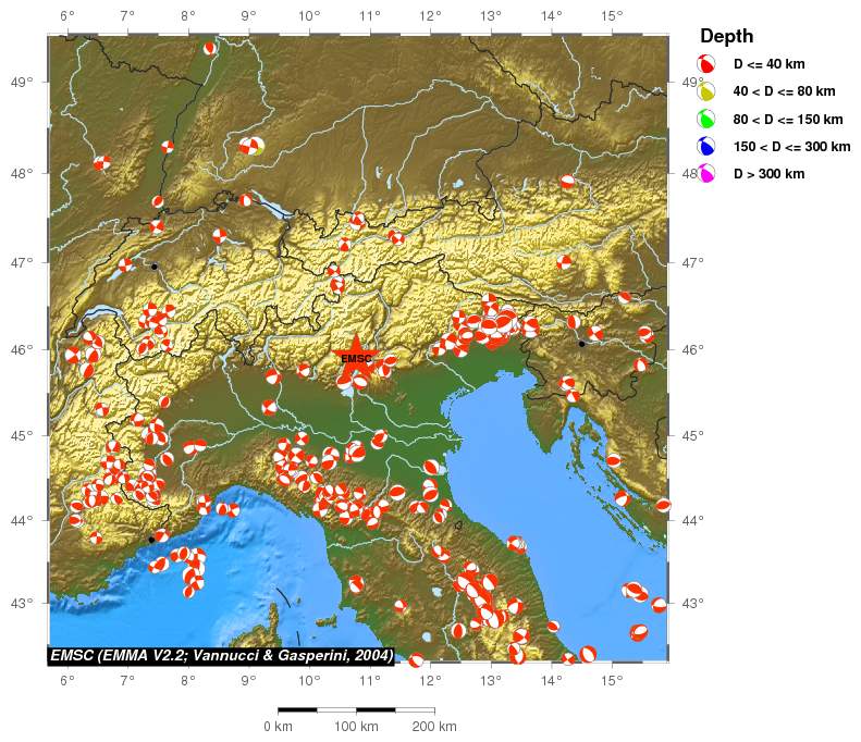 Regional moment Tensor