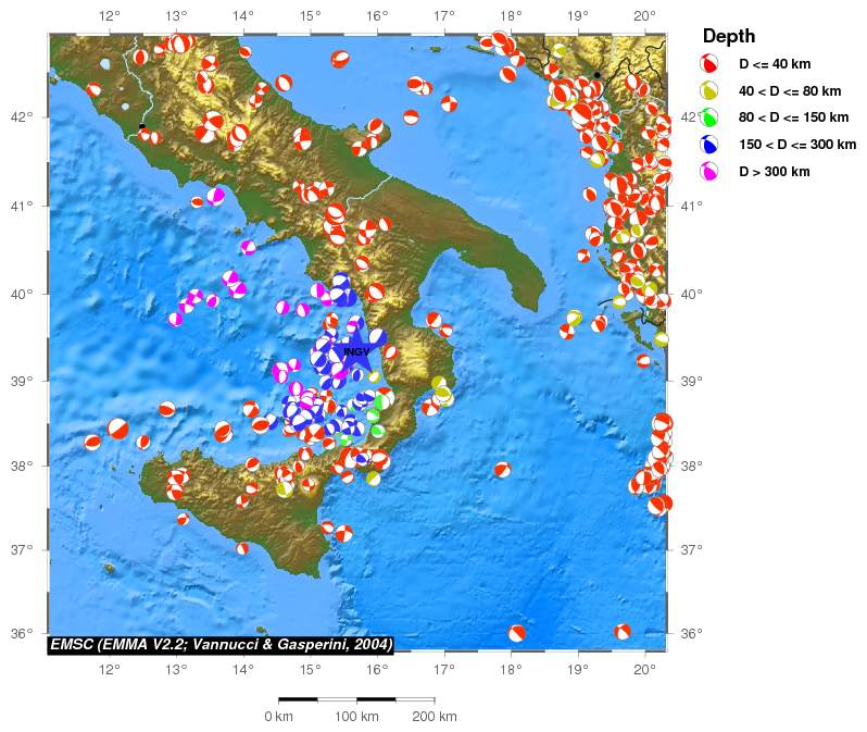 Regional moment Tensor