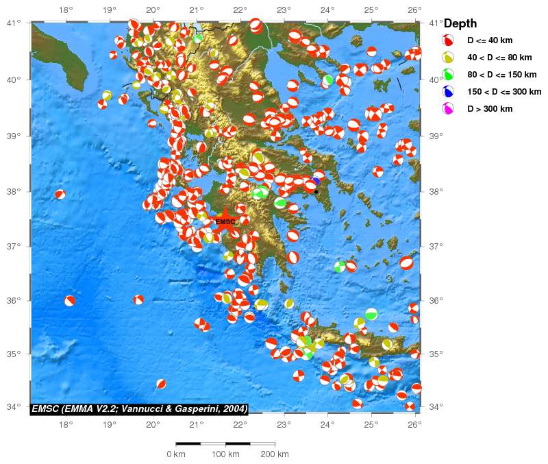 Regional moment Tensor