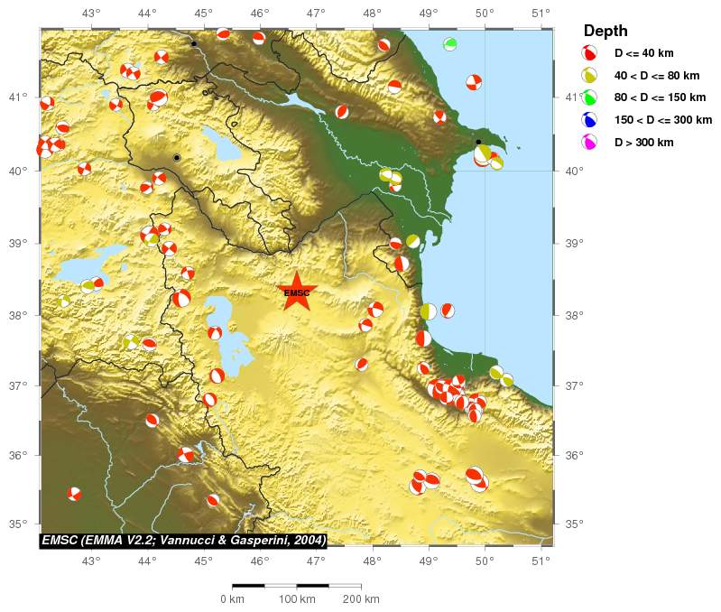 Regional moment Tensor