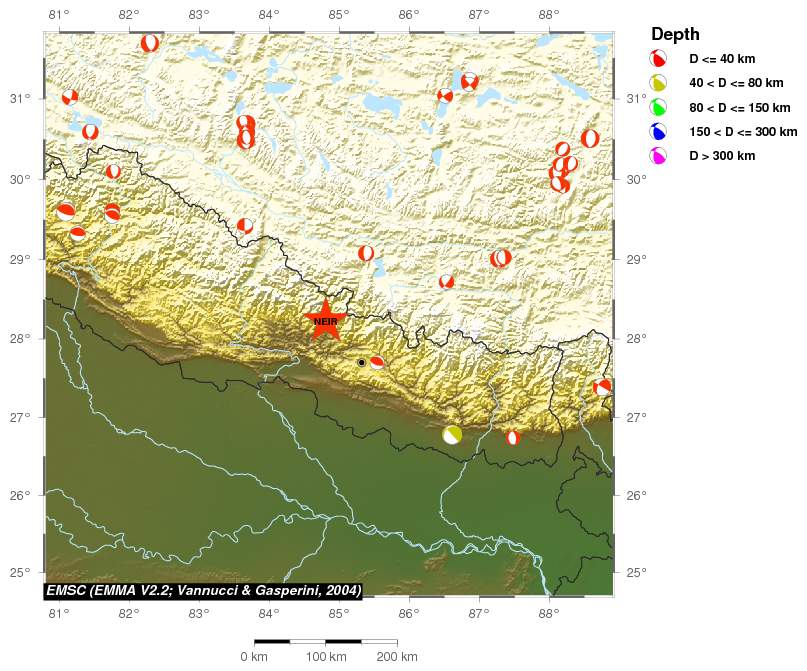 Regional moment Tensor