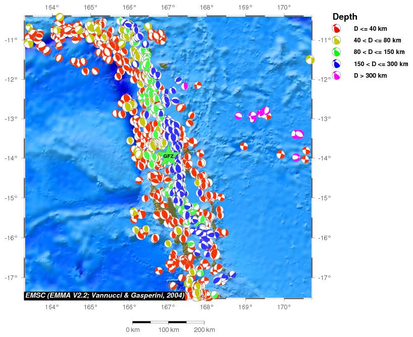 Regional moment Tensor