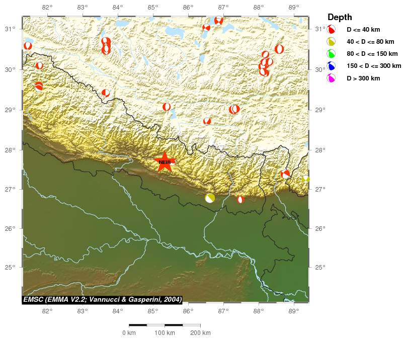 Regional moment Tensor