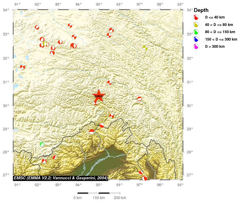 Regional moment Tensor