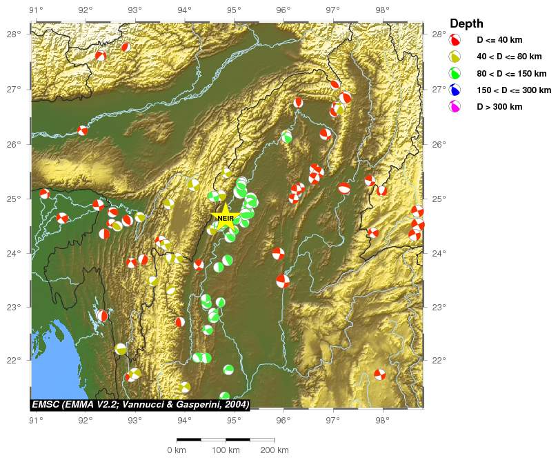 Regional moment Tensor