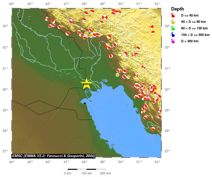 Regional moment Tensor