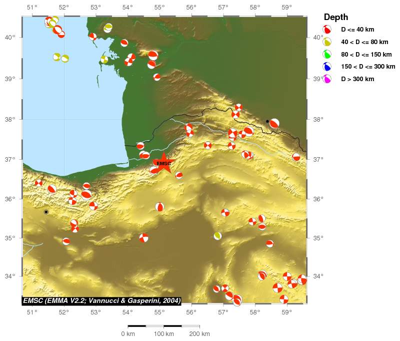 Regional moment Tensor