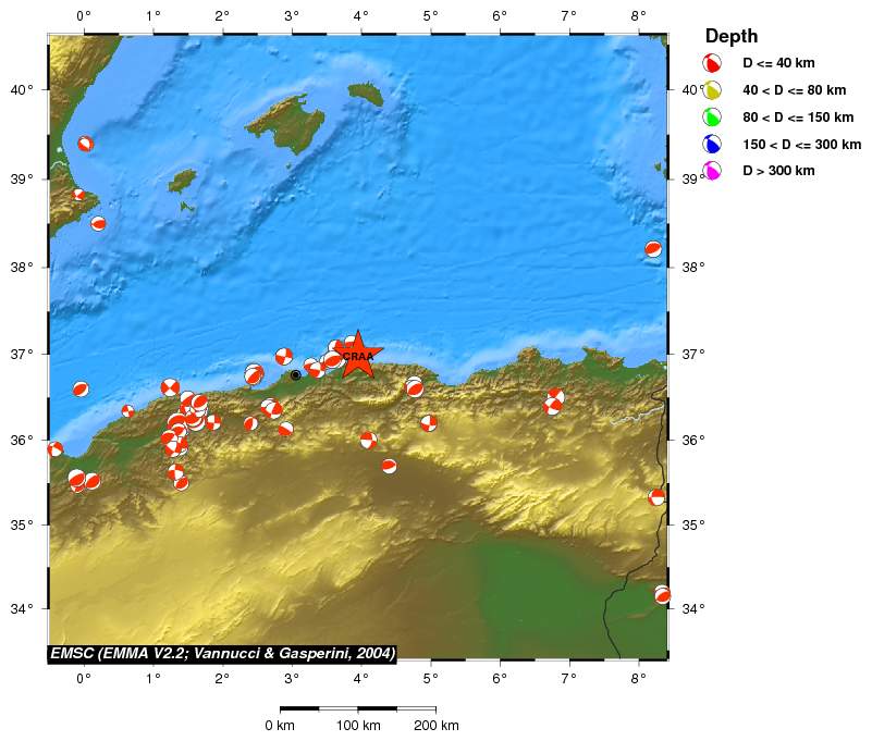 Regional moment Tensor