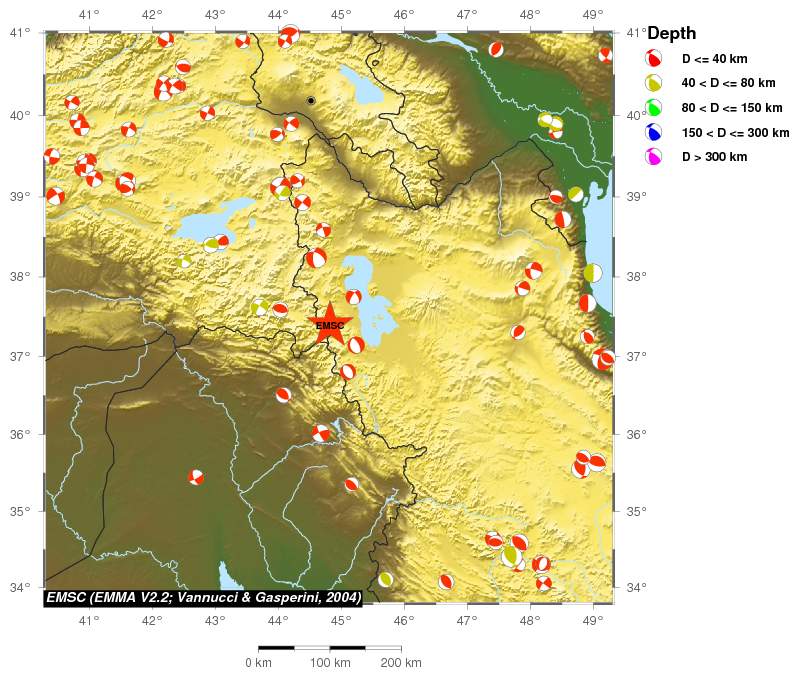 Regional moment Tensor