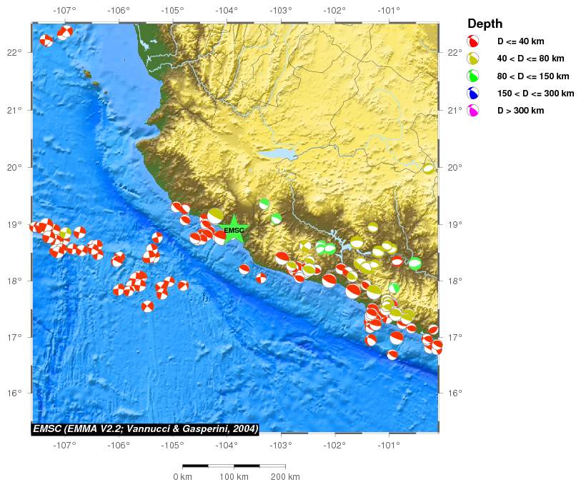 Regional moment Tensor