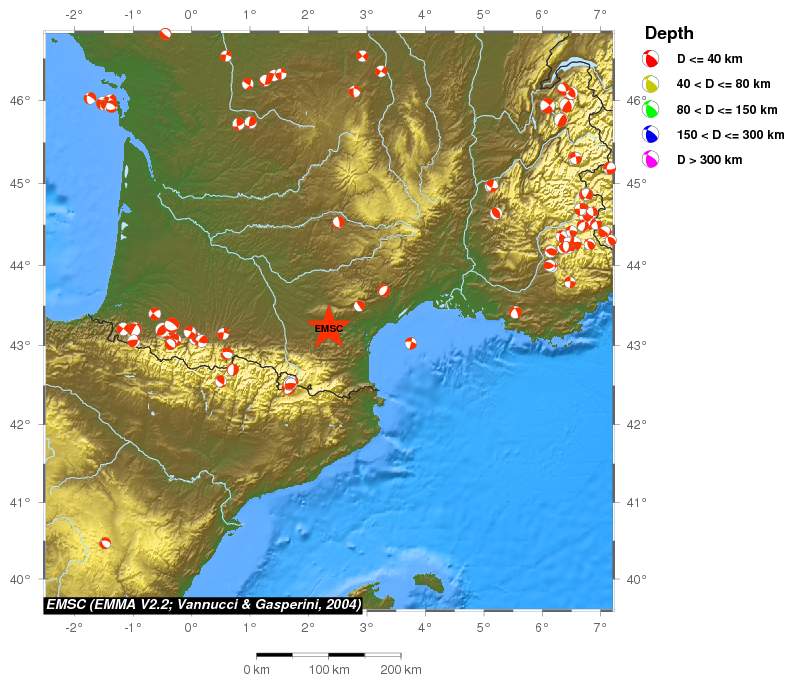 Regional moment Tensor