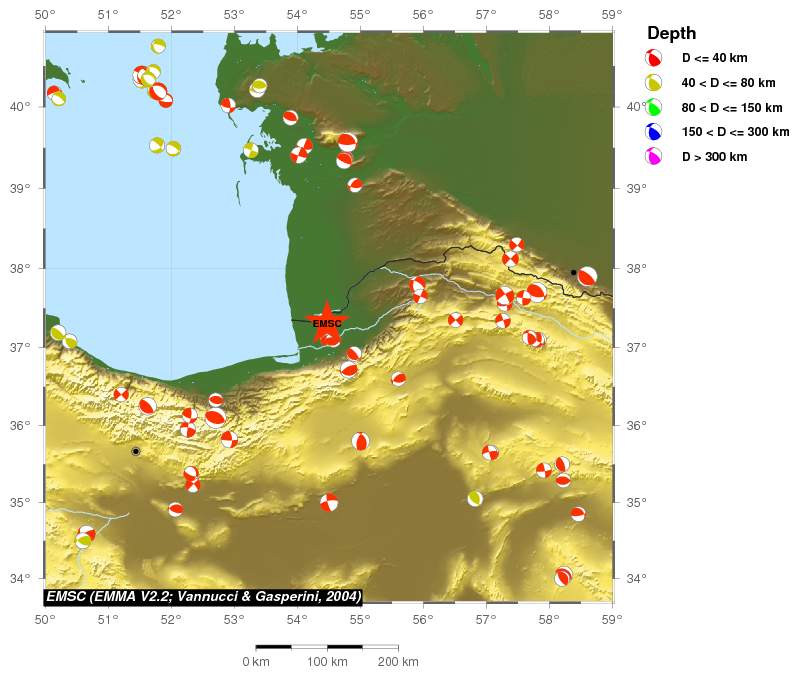 Regional moment Tensor
