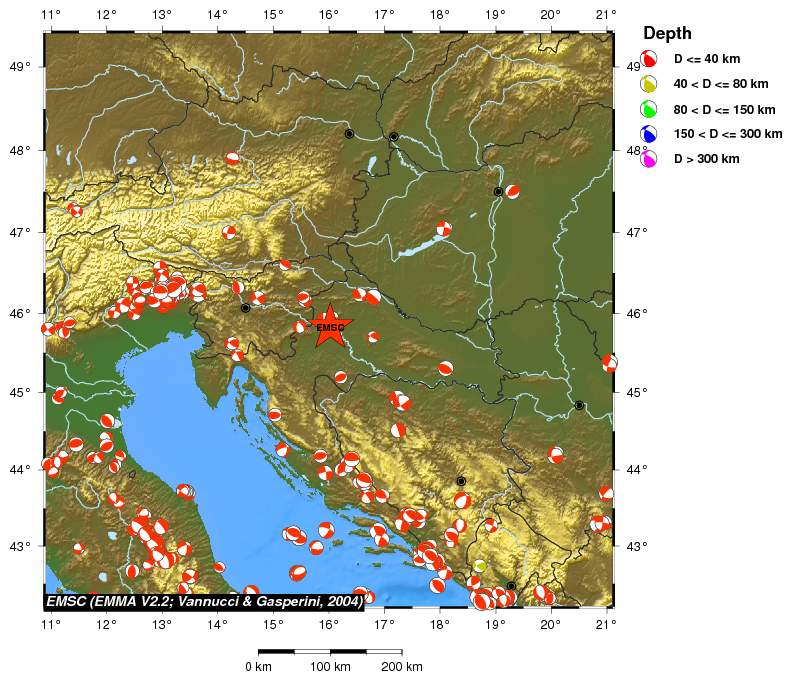 Regional moment Tensor