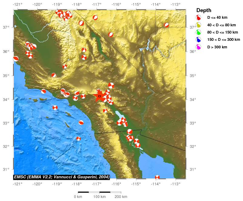 Regional moment Tensor