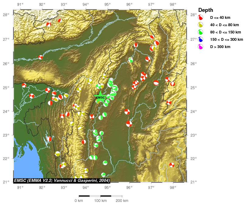 Regional moment Tensor