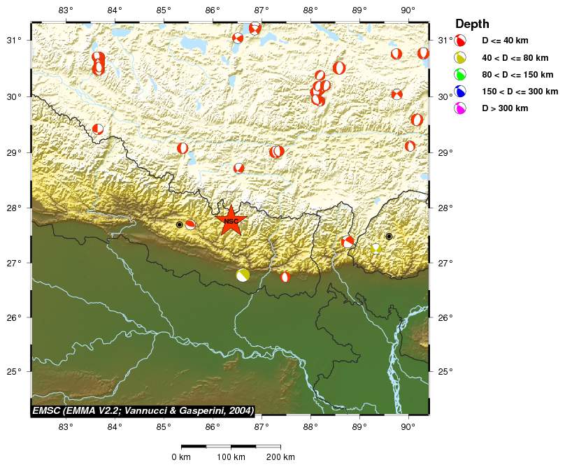Regional moment Tensor