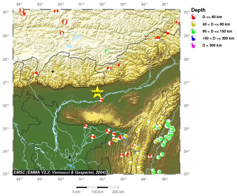 Regional moment Tensor
