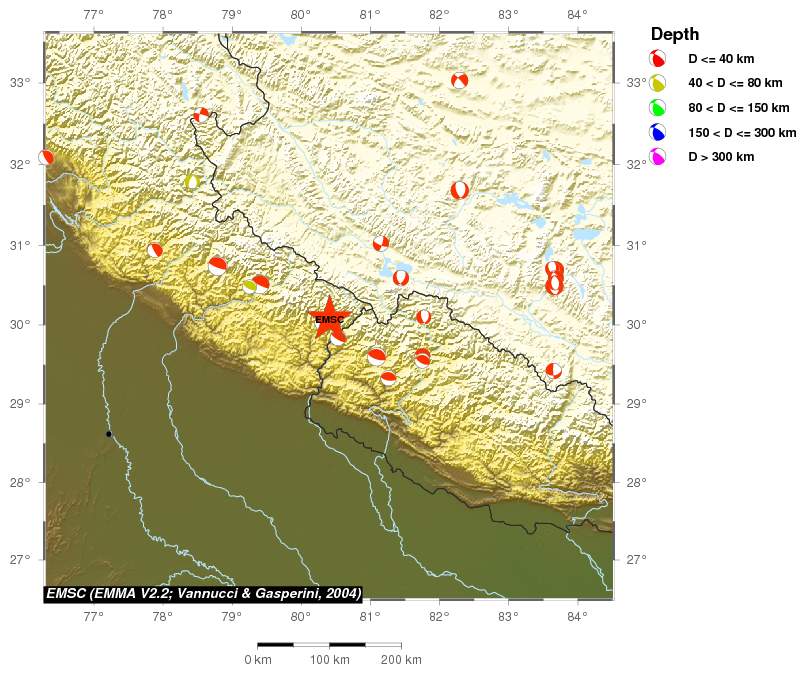 Regional moment Tensor