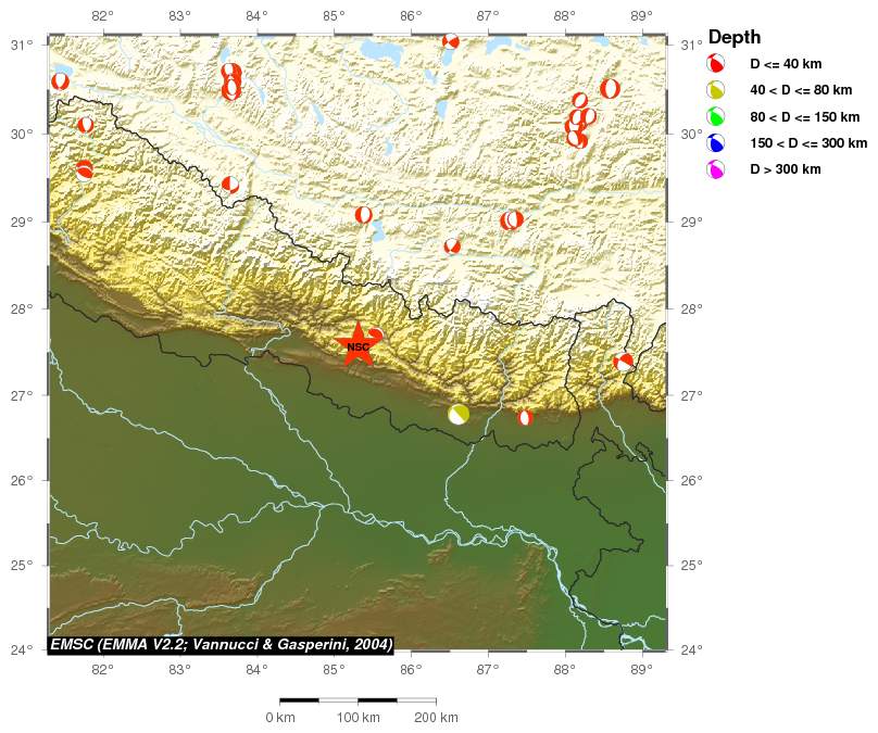 Regional moment Tensor