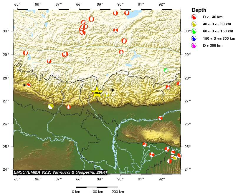 Regional moment Tensor