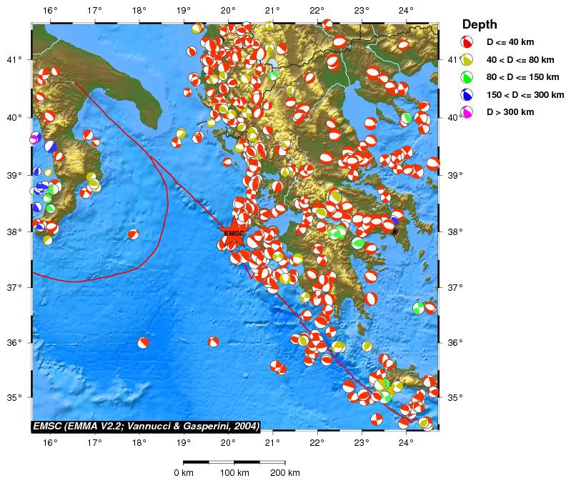 Regional moment Tensor