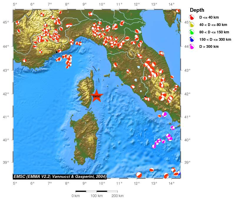 Regional moment Tensor