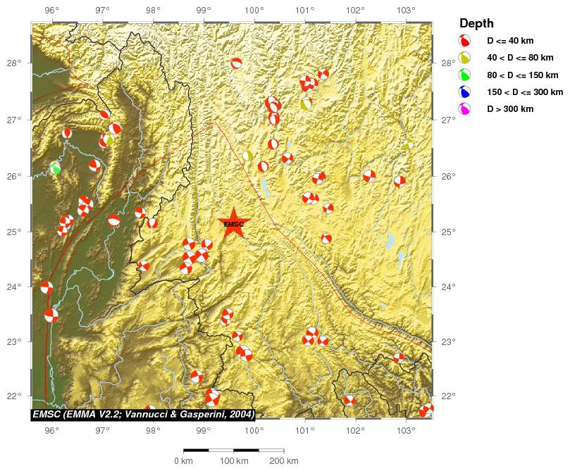 Regional moment Tensor
