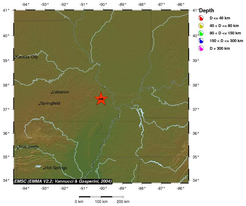 Regional moment Tensor